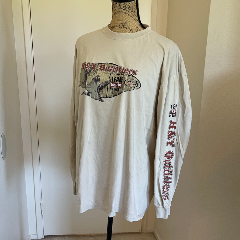 Cream Long Sleeve Tee